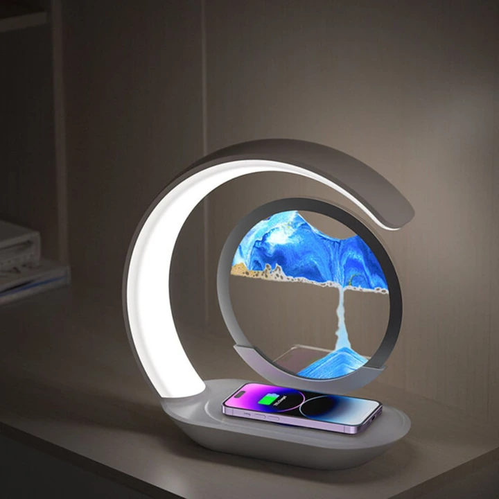 Crescent Glow charging lamp
