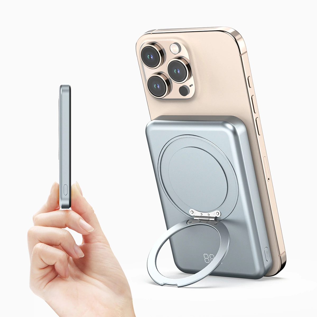 Magnetic wireless charger — detail