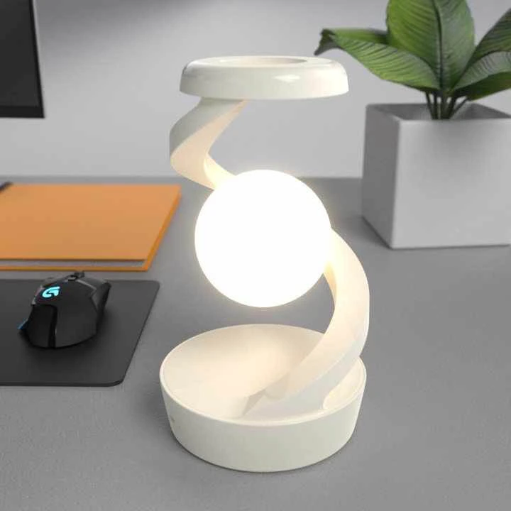 Nordic Spiral charging lamp — detail