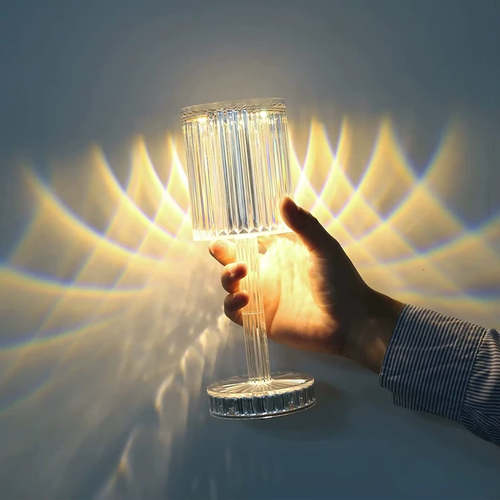 Crystal touch lamp