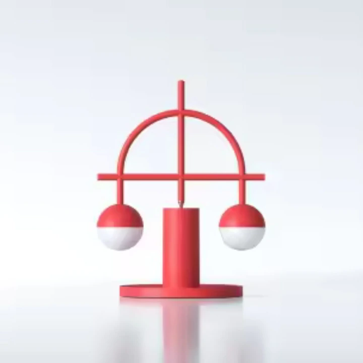 Equilibrium balance lamp