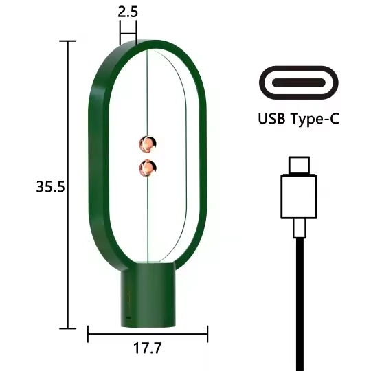 Balance touch lamp — detail