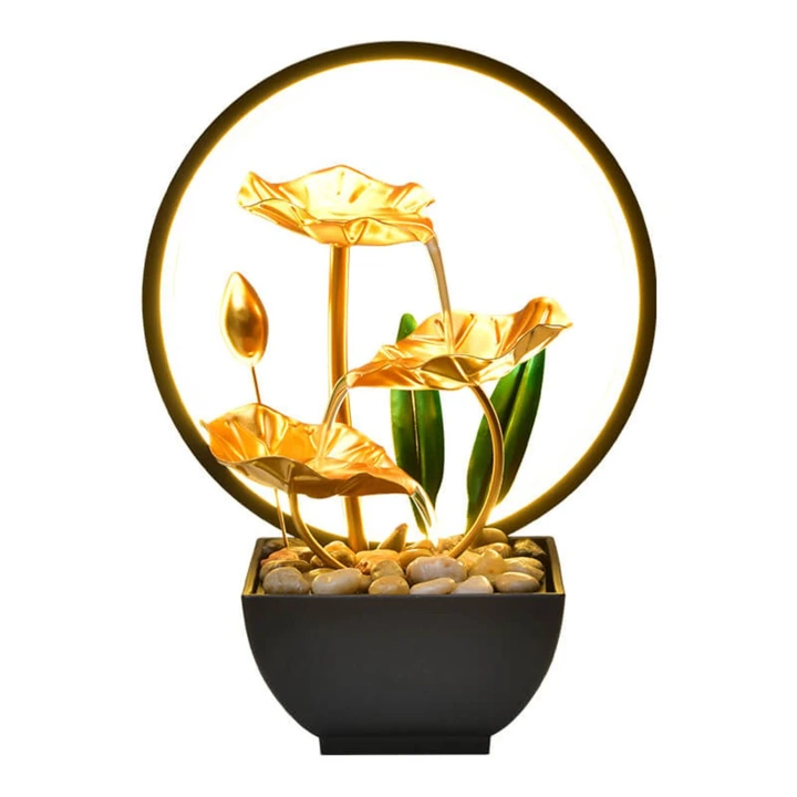 Lotus-Flow tabletop fountain